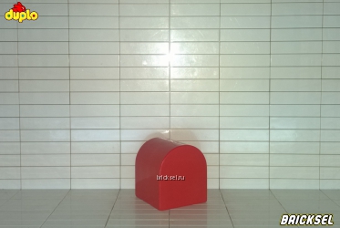 Кубик верхушка 2х2 красный круглый