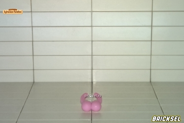 Браслет розовый с двумя шариками