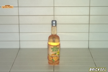 Бутылка со 100% апельсиновым соком