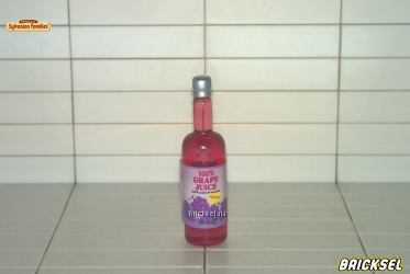 Бутылка со 100% виноградным соком
